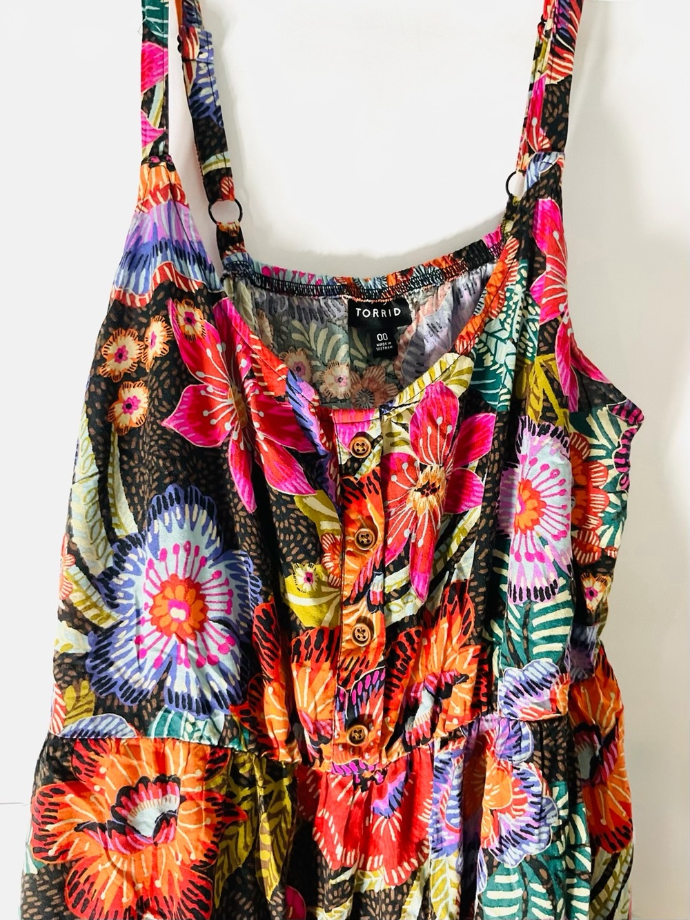 Torrid Floral Maxi Dress with Pockets – Size 00